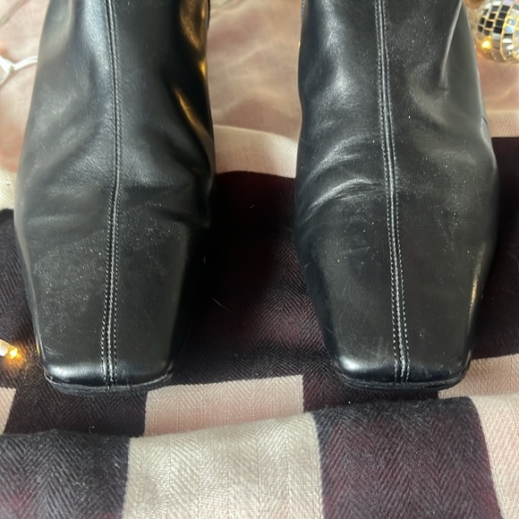 Gucci Leather with Silk Riding Boots - Picture 10 of 14